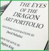 Eyes of the Dragon 1 / 300 Portfolio LIMITED