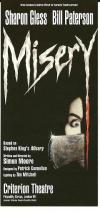 Misery London Theatre Flyer 1992